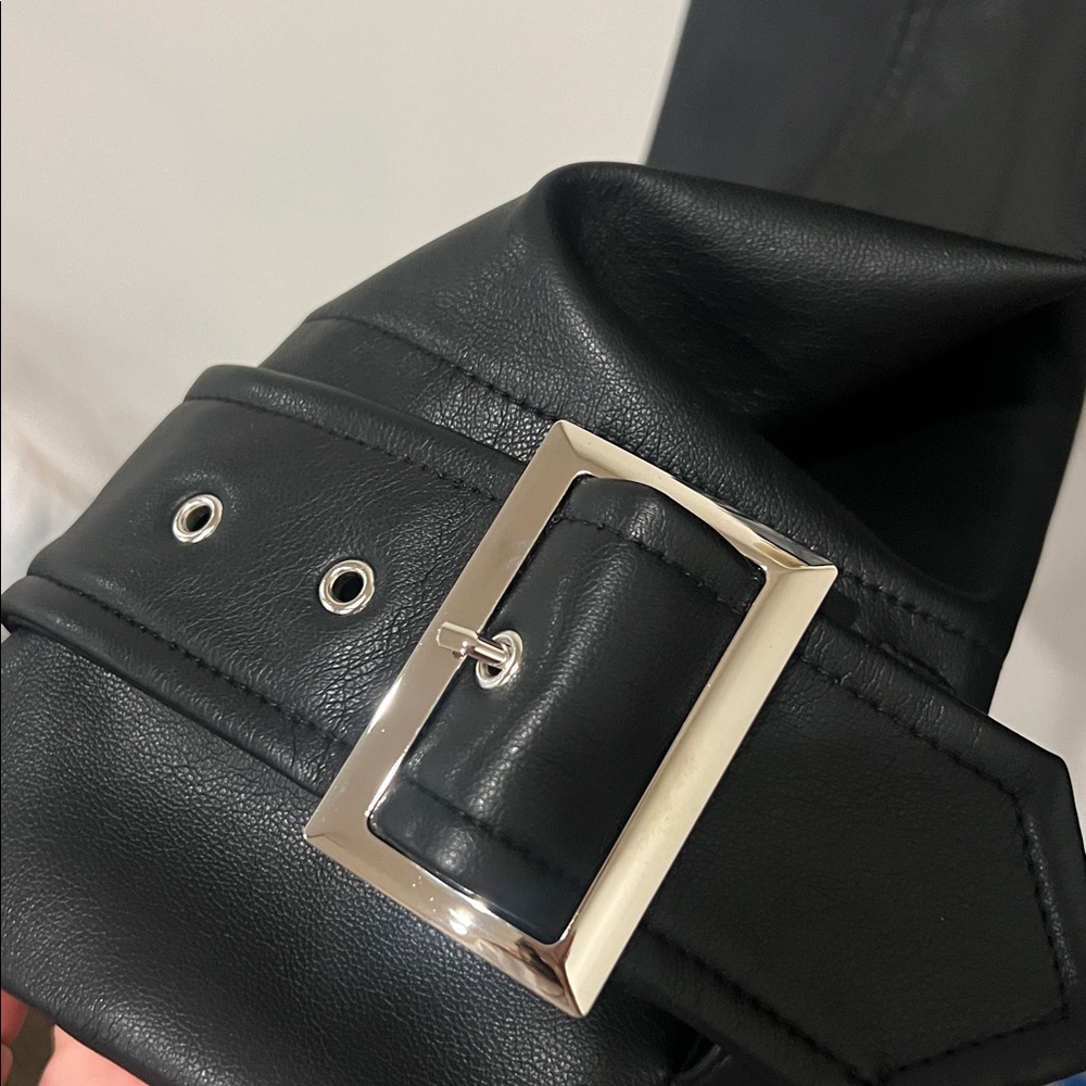 BRANDO BELTED BIKER JACKET - Picture 14 of 15